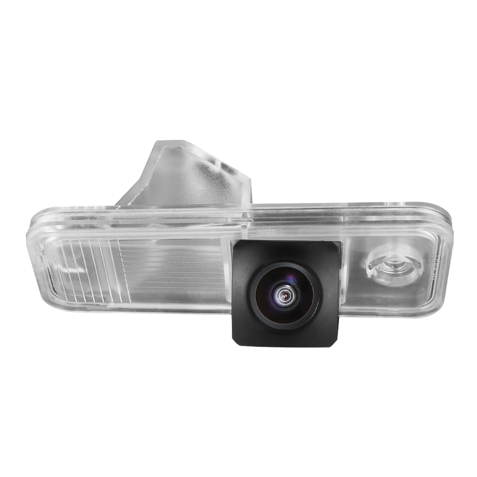 Camera marsarier Hyundai Santa Fe III DM dedicata, MaxTech ULTRA Dynamic, suport lampa numar OEM, AHD 1080p CVBS 720p, unghi 155 grade, linii dinamice, RCA, navigatii Android aftermarket
