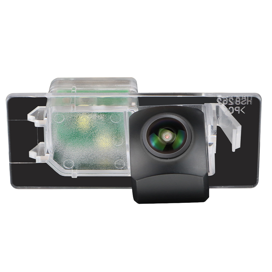 Camera marsarier Audi A1 8X, A3 S3 8V, Q3 8U, Q5 8R dedicata, MaxTech ULTRA Dynamic, suport lampa numar OEM, AHD 1080p CVBS 720p, unghi 155 grade, linii dinamice, RCA, navigatii Android aftermarket
