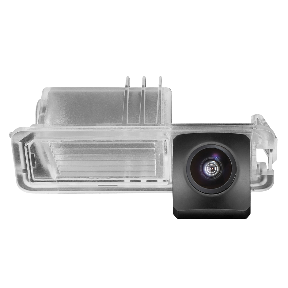 Camera marsarier Volkswagen Golf VI, Polo V 6R dedicata, MaxTech ULTRA Dynamic, suport lampa numar OEM, AHD 1080p CVBS 720p, unghi 155 grade, linii dinamice, RCA, navigatii Android aftermarket