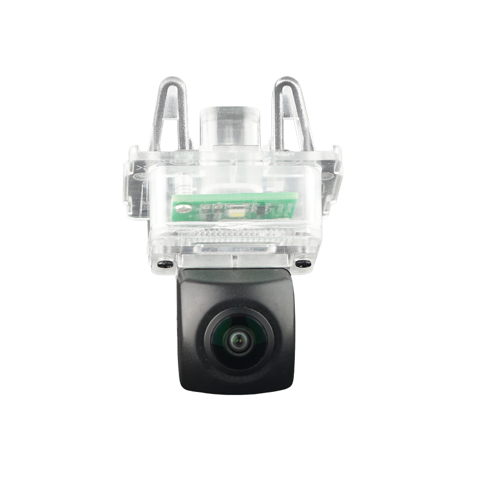 Camera marsarier Mercedes C-Class E-Class S-Class CL-Class dedicata, MaxTech ULTRA, suport lampa numar OEM, Fisheye AHD 1080p / CVBS 720p, unghi 175 grade, RCA, navigatii Android aftermarket