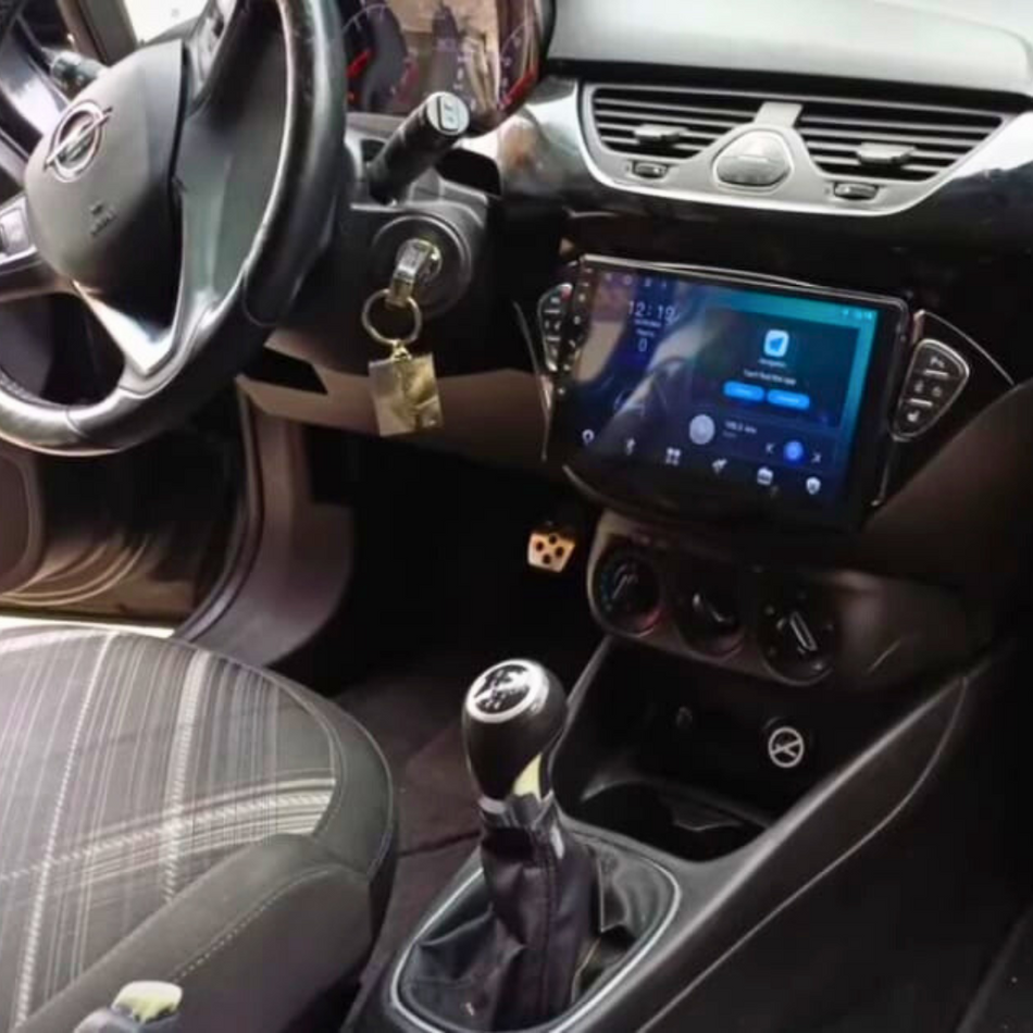 Navigatie Opel Corsa E 2014–2019 / Opel Adam 2013–2016 dedicata, MaxTech® PRO SERIES, 6 GB Ram 128 GB Rom, Carplay si Android auto, Ecran 9” HD Touch, GPS, Wifi, Bluetooth, Radio, USB, EQ, DSP, Waze