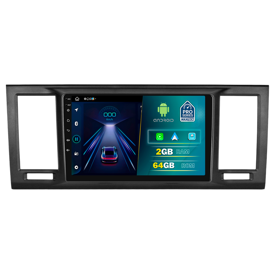 Navigatie Volkswagen Transporter/Caravelle T6 (2015-2019) dedicata, MaxTech® PRO SERIES, 2 GB Ram 64 GB Rom, Carplay si Android auto, Ecran 9” HD Touch, GPS, Wifi, Bluetooth, Radio, USB, EQ, DSP, Waze