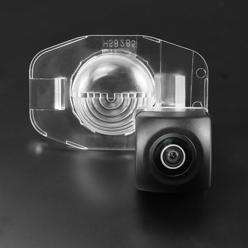 Camera marsarier Toyota Corolla E140 E150 dedicata, MaxTech ULTRA Dynamic, suport lampa numar OEM, AHD 1080p CVBS 720p, unghi 155 grade, linii dinamice, RCA, navigatii Android aftermarket