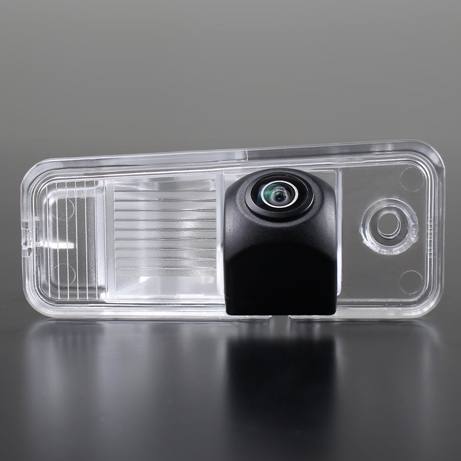Camera marsarier Hyundai Santa Fe III DM dedicata, MaxTech ULTRA Dynamic, suport lampa numar OEM, AHD 1080p CVBS 720p, unghi 155 grade, linii dinamice, RCA, navigatii Android aftermarket