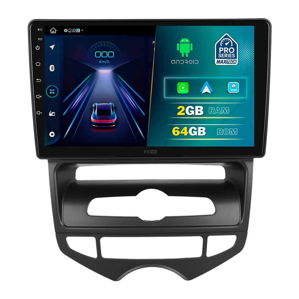 Navigatie Hyundai ix20 (2010-2019) climatizare automată dedicata, MaxTech® PRO SERIES, 2 GB Ram 64 GB Rom, Carplay si Android auto, Ecran 9” HD Touch, GPS, Wifi, Bluetooth, Radio, USB, EQ, DSP, Waze
