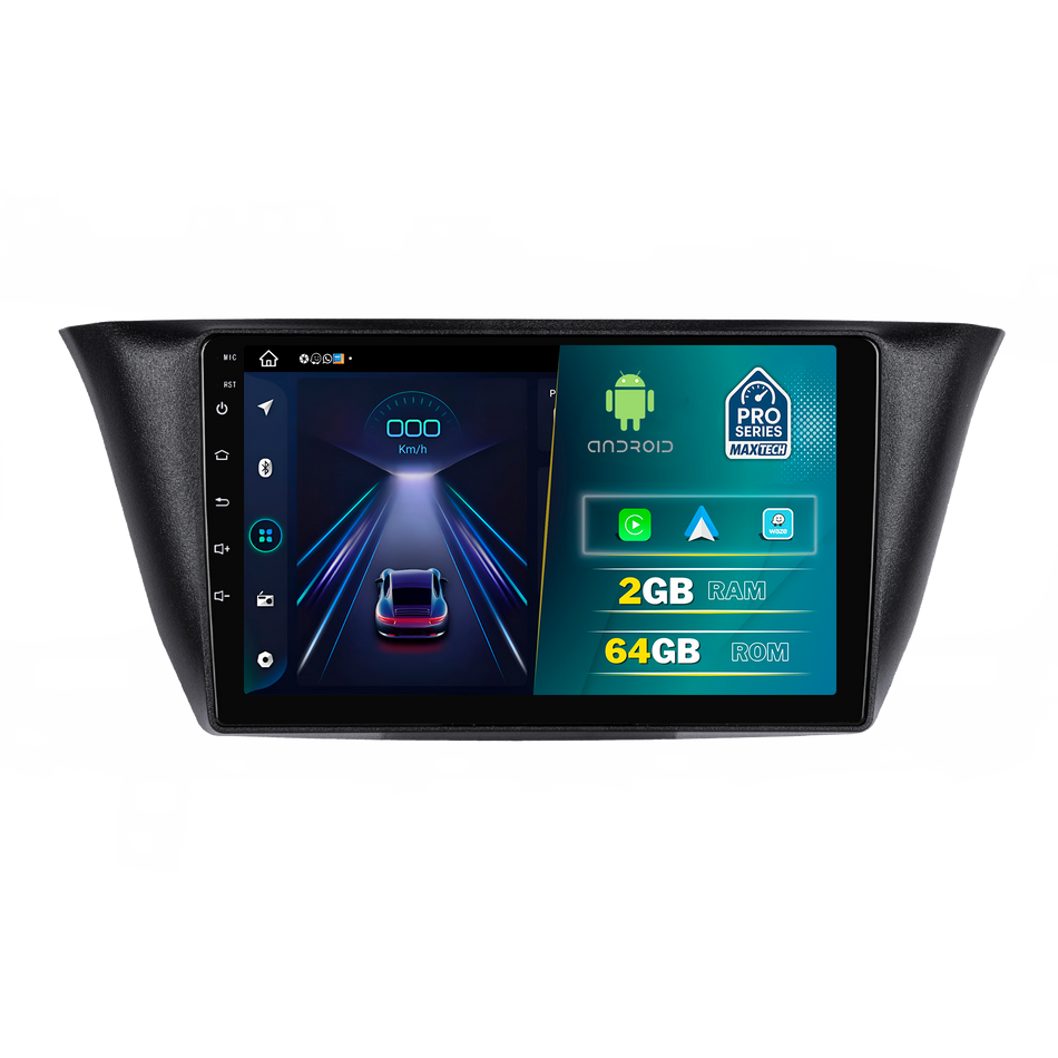 Navigatie Iveco Daily VI (2019-2020) Facelift dedicata, MaxTech® PRO SERIES, 2 GB Ram 64 GB Rom, Carplay si Android auto, Ecran 9” HD Touch, GPS, Wifi, Bluetooth, Radio, USB, EQ, DSP, Waze