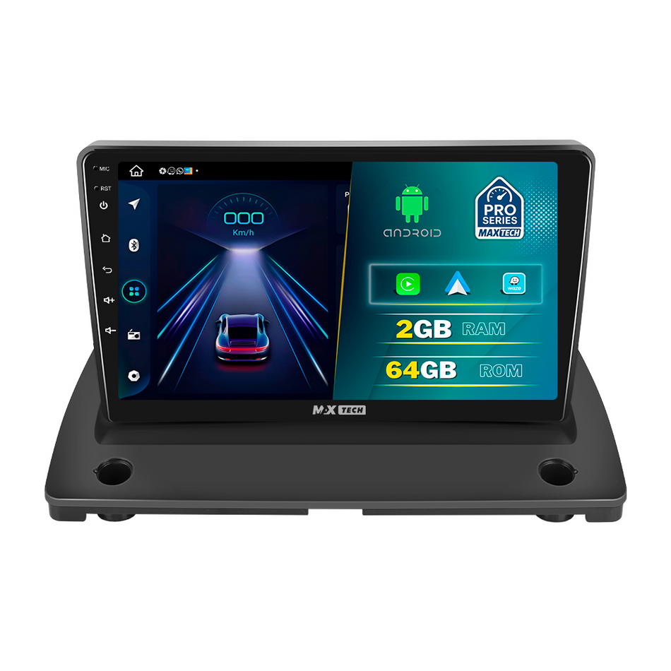 Navigatie Volvo XC90 I (2004-2013) dedicata, MaxTech® PRO SERIES, 2 GB Ram 64 GB Rom, Carplay si Android auto, Ecran 9” HD Touch, GPS, Wifi, Bluetooth, Radio, USB, EQ, DSP, Waze