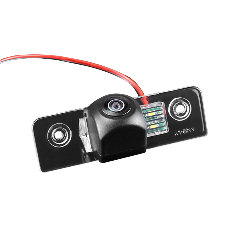 Camera marsarier Skoda Octavia II 1Z facelift, Octavia Combi, Scout, RS, Roomster dedicata, MaxTech ULTRA Dynamic, suport lampa numar OEM, AHD 1080p CVBS 720p, unghi 155 grade, linii dinamice, RCA, navigatii Android aftermarket