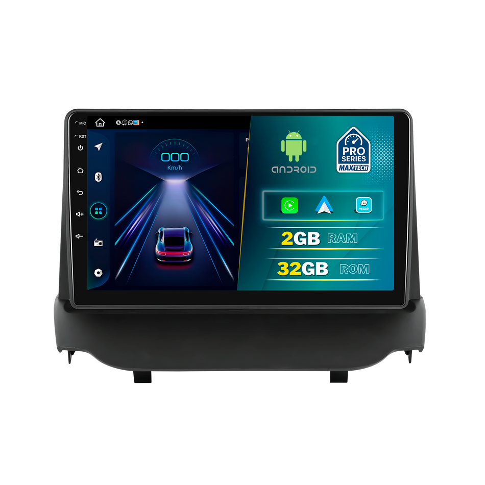 Navigatie Ford EcoSport (2013-2017) dedicata, MaxTech® PRO SERIES, 2 GB Ram 64 GB Rom, Carplay si Android auto, Ecran 9” HD Touch, GPS, Wifi, Bluetooth, Radio, USB, EQ, DSP, Waze
