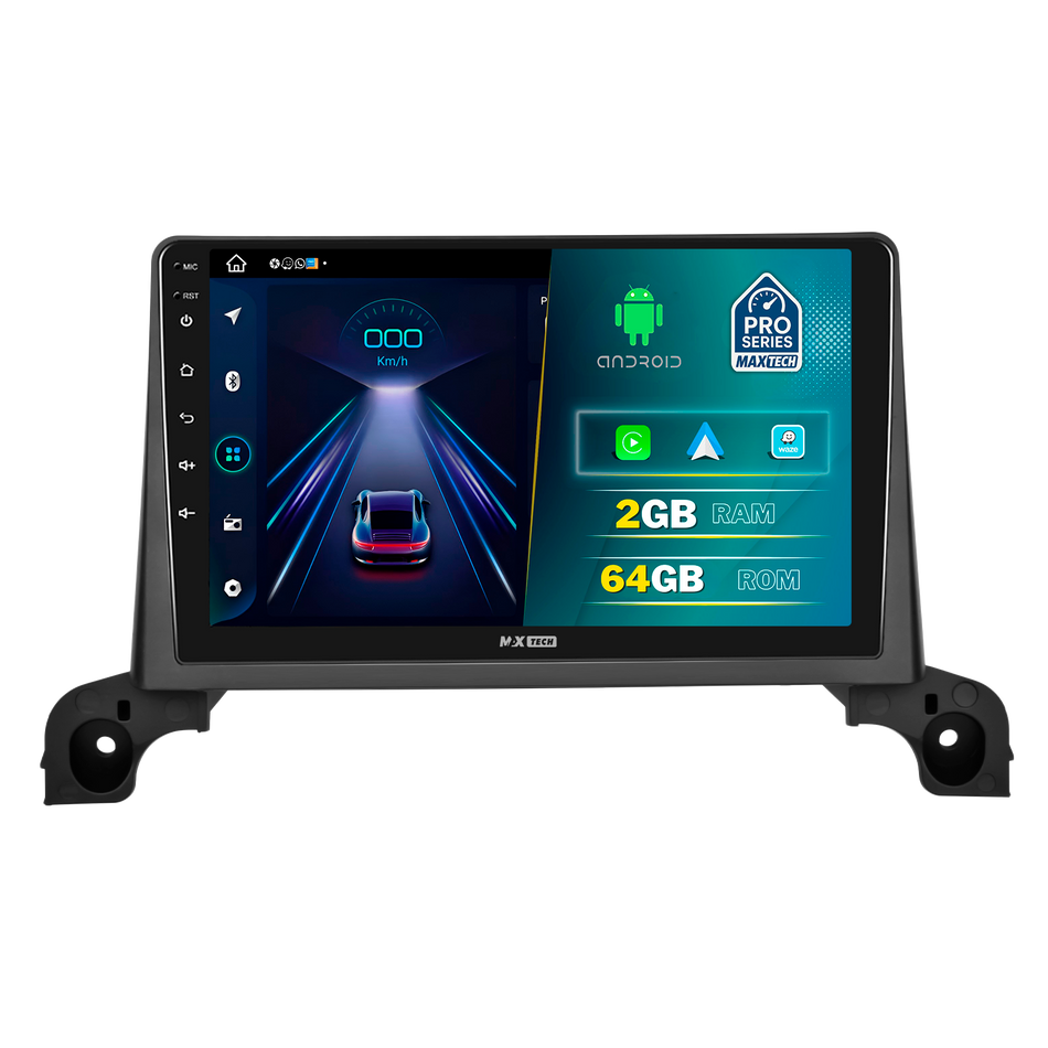Navigatie Peugeot 5008 II 2017-2020 (pre-facelift) dedicata, MaxTech® PRO SERIES, 2 GB Ram 64 GB Rom, Carplay si Android auto, Ecran 9” HD Touch, GPS, Wifi, Bluetooth, Radio, USB, EQ, DSP, Waze