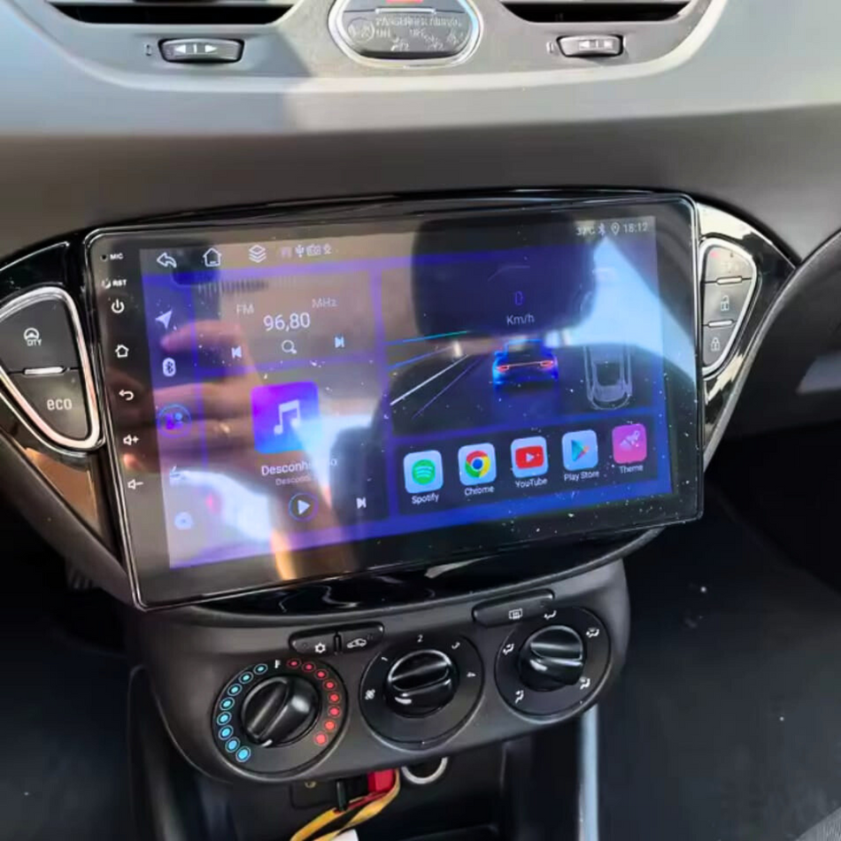 Navigatie Opel Corsa E 2014–2019 / Opel Adam 2013–2016 dedicata, MaxTech® PRO SERIES, 8 GB Ram 128 GB Rom, OctaCore, Carplay si Android auto, Ecran 9” HD Touch, Sim 4G, ADI/HI-Res, GPS, Wifi, Bluetooth, Radio, USB, EQ, DSP, Waze