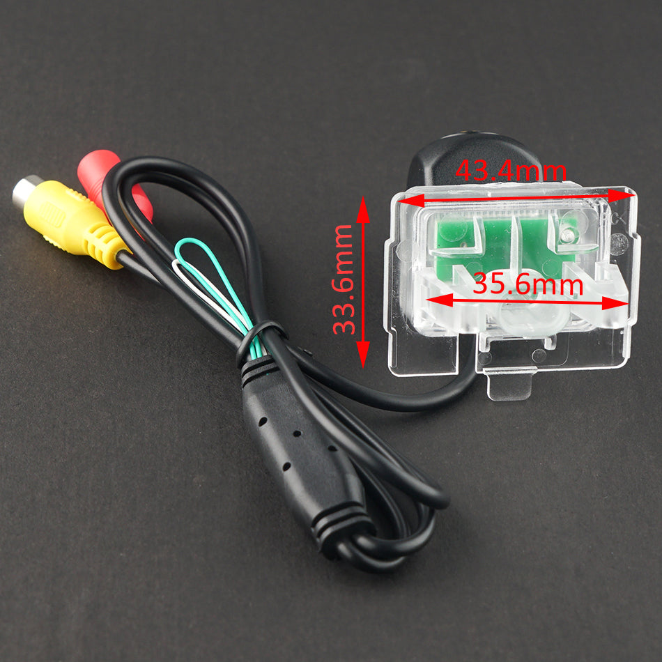Camera marsarier Mercedes C-Class, E-Class, S-Class, CL-Class dedicata, MaxTech ECO, suport lampa numar OEM, Fisheye CVBS 720x480, unghi 120 grade, RCA, navigatii Android aftermarket