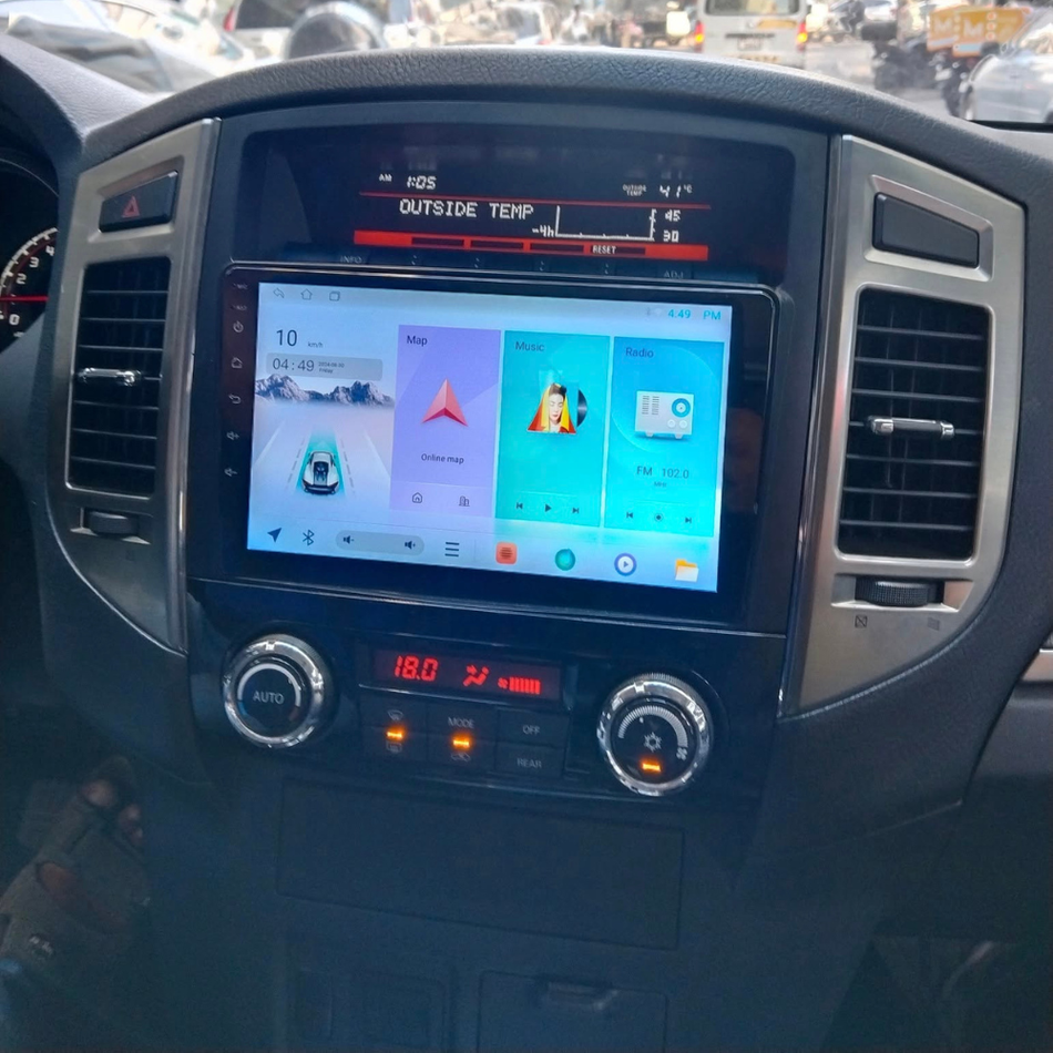 Navigatie Mitsubishi Pajero IV (2006-2017) dedicata, MaxTech® PRO SERIES, 8 GB Ram 128 GB Rom, OctaCore, Carplay si Android auto, Ecran 9” HD Touch, Sim 4G, ADI/HI-Res, GPS, Wifi, Bluetooth, Radio, USB, EQ, DSP, Waze
