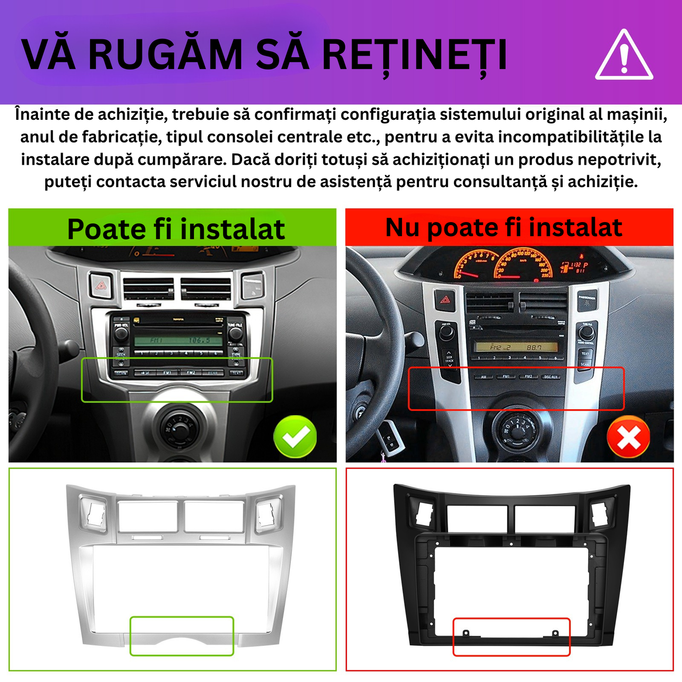 Posibile incompatibilități