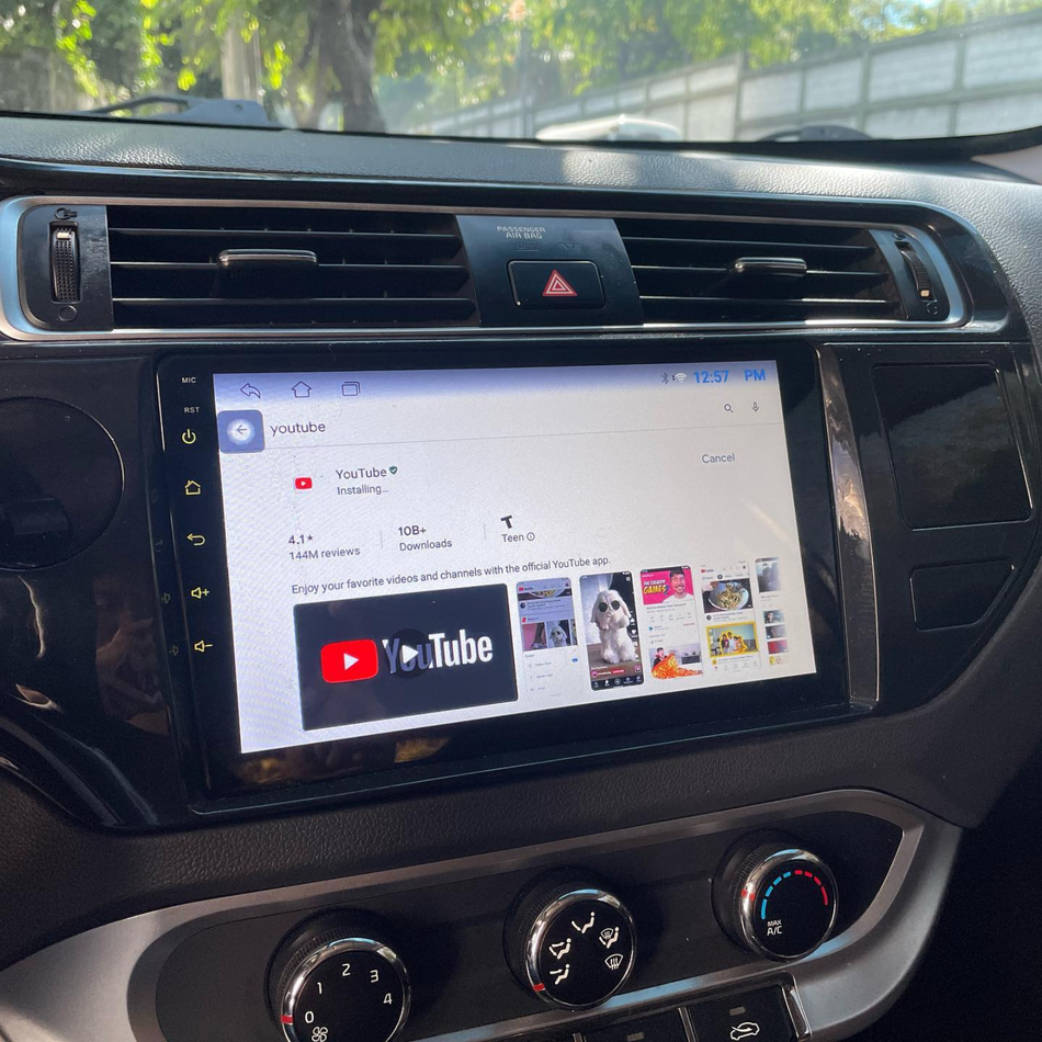 Navigatie Kia Rio (2014-2017) (facelift) dedicata, MaxTech® PRO SERIES, 8 GB Ram 128 GB Rom, OctaCore, Carplay si Android auto, Ecran 9” HD Touch, Sim 4G, ADI/HI-Res, GPS, Wifi, Bluetooth, Radio, USB, EQ, DSP, Waze