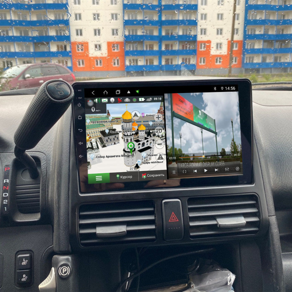 Navigatie Honda CR-V II (2002-2006) dedicata, MaxTech® PRO SERIES, 8 GB Ram 128 GB Rom, OctaCore, Carplay si Android auto, Ecran 9” HD Touch, Sim 4G, ADI/HI-Res, GPS, Wifi, Bluetooth, Radio, USB, EQ, DSP, Waze