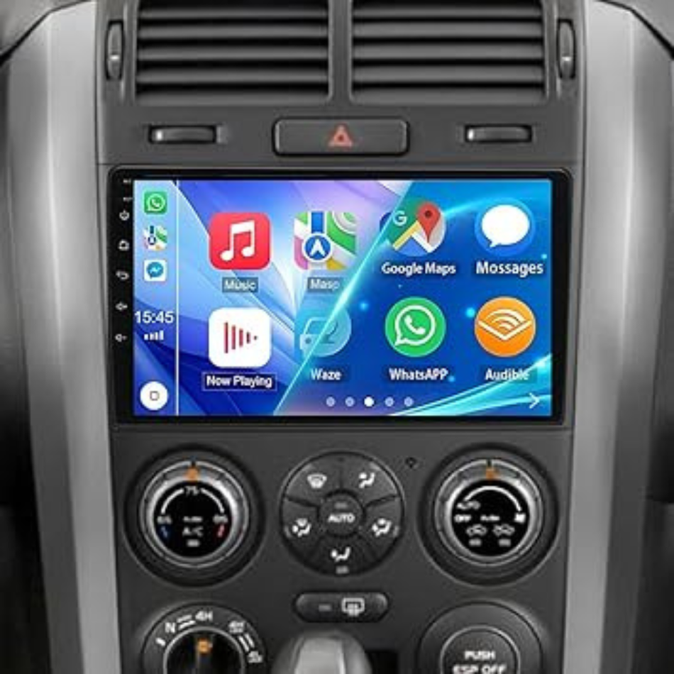 Navigatie Suzuki Grand Vitara III (2005-2015) dedicata, MaxTech® PRO SERIES, 8 GB Ram 128 GB Rom, OctaCore, Carplay si Android auto, Ecran 9” HD Touch, Sim 4G, ADI/HI-Res, GPS, Wifi, Bluetooth, Radio, USB, EQ, DSP, Waze