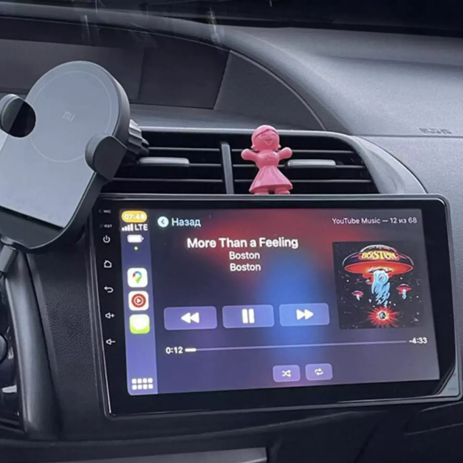 Navigatie Honda Civic VIII (2006-2011) dedicata, MaxTech® PRO SERIES, 8 GB Ram 128 GB Rom, OctaCore, Carplay si Android auto, Ecran 9” HD Touch, Sim 4G, ADI/HI-Res, GPS, Wifi, Bluetooth, Radio, USB, EQ, DSP, Waze