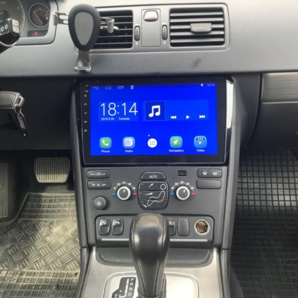 Navigatie Volvo XC90 (2004-2013) dedicata, MaxTech® PRO SERIES, 8 GB Ram 128 GB Rom, OctaCore, Carplay si Android auto, Ecran 10” HD Touch, Sim 4G, ADI/HI-Res, GPS, Wifi, Bluetooth, Radio, USB, EQ, DSP, Waze