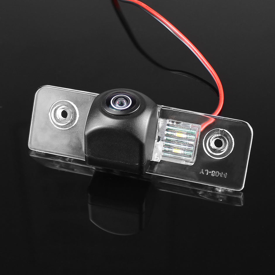 Camera marsarier Skoda Octavia II 1Z facelift, Octavia Combi, Scout, RS, Roomster dedicata, MaxTech ULTRA Dynamic, suport lampa numar OEM, AHD 1080p CVBS 720p, unghi 155 grade, linii dinamice, RCA, navigatii Android aftermarket