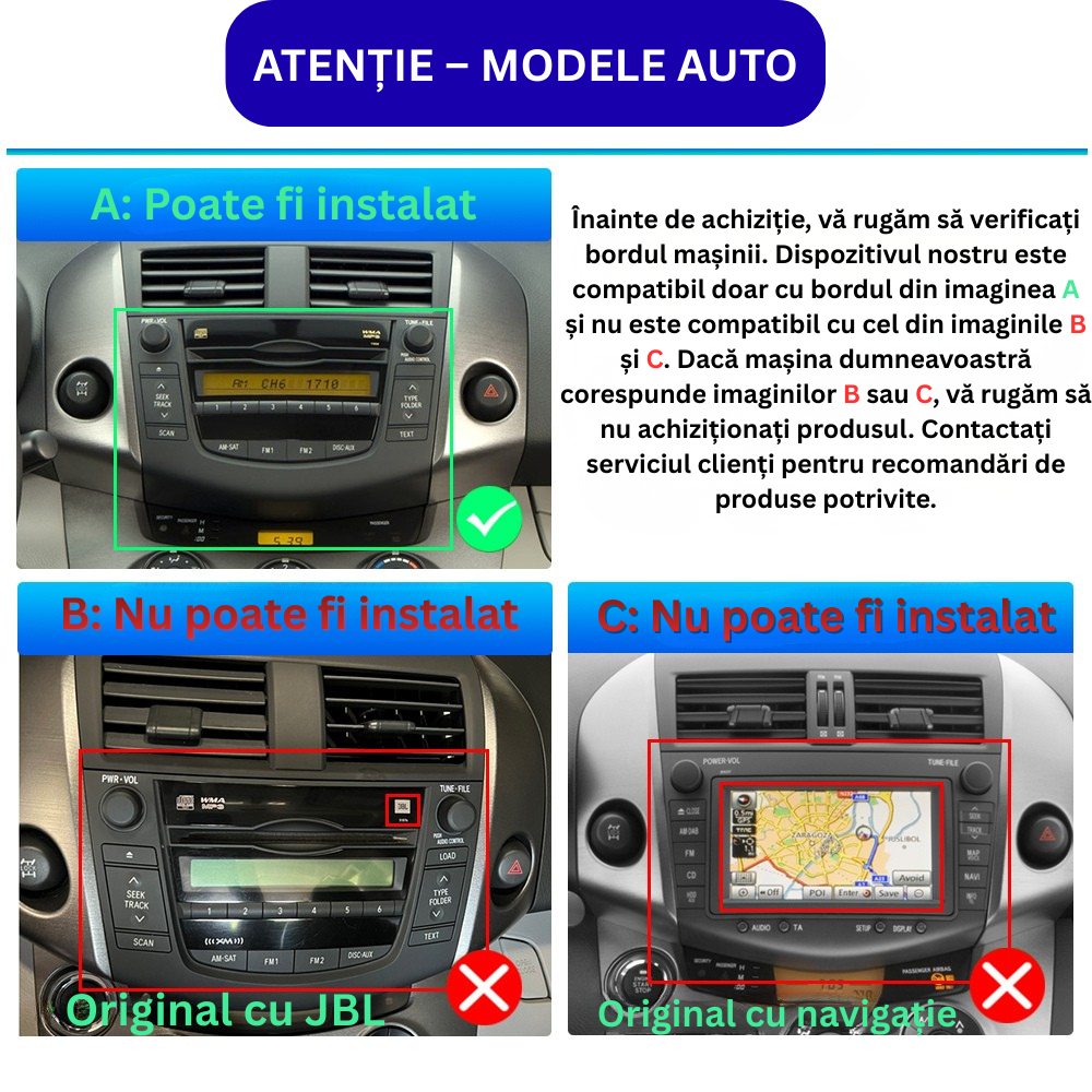 Posibile incompatibilități