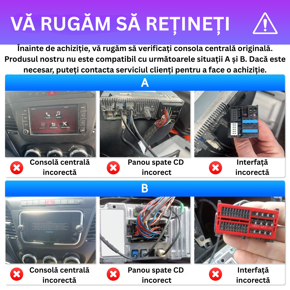 Posibile incompatibilități