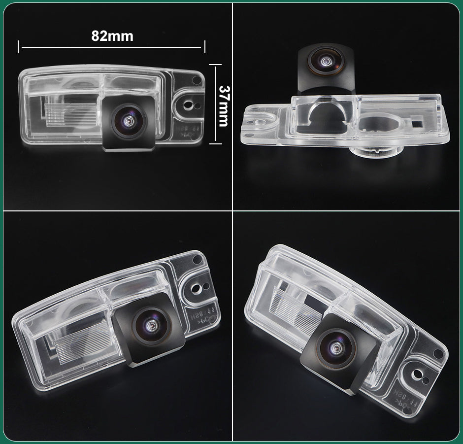 Camera marsarier Nissan X-Trail III T32 dedicata, MaxTech ULTRA Dynamic, suport lampa numar OEM, AHD 1080p CVBS 720p, unghi 155 grade, linii dinamice, RCA, navigatii Android aftermarket