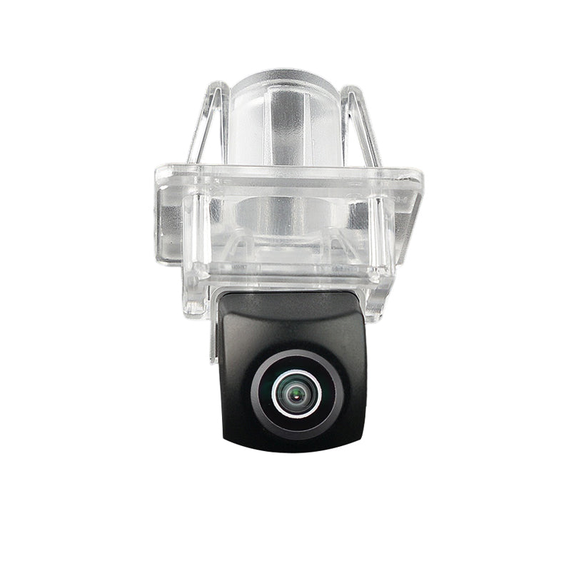 Camera marsarier Mercedes C-Class W204 S204, E-Class W212 S212 dedicata, MaxTech PRO, suport lampa numar OEM, AHD/CVBS 1280x720, unghi 155 grade, RCA, navigatii Android aftermarket