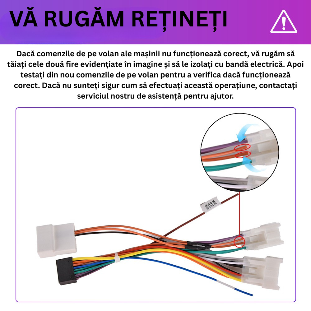 Informații importante