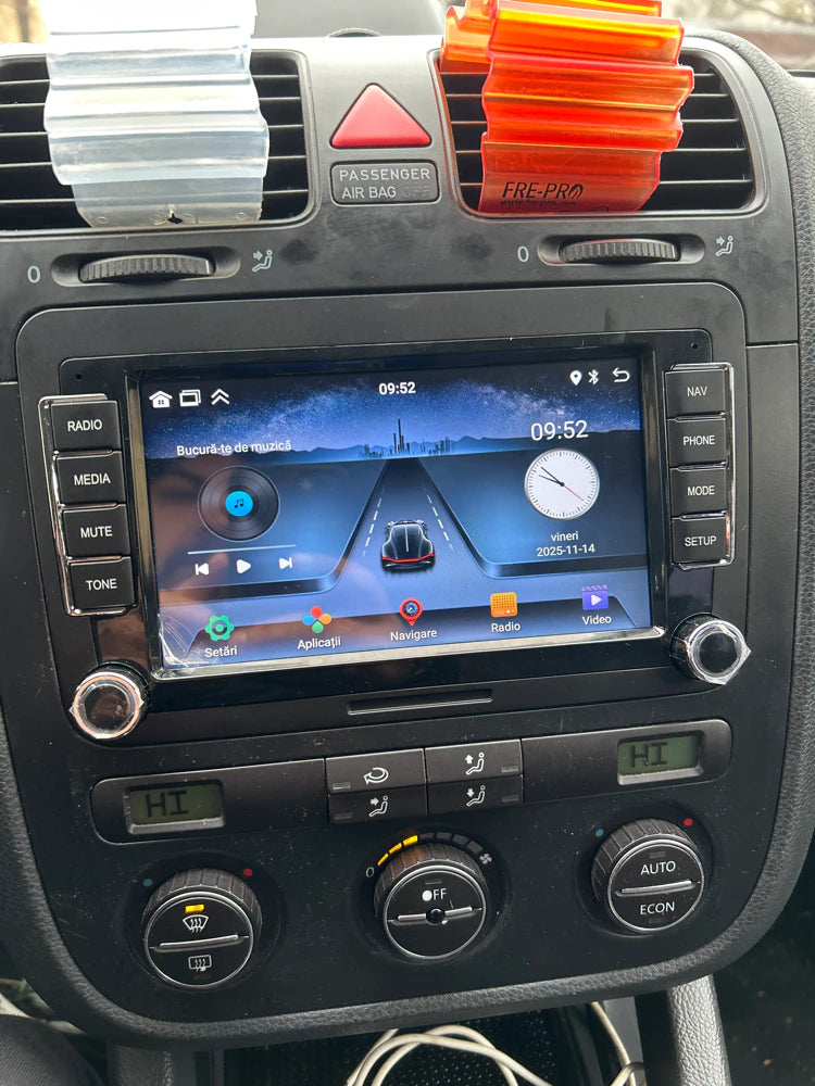 Navigatie Volkswagen, Skoda, SEAT Android, MaxTech® PRO SERIES, 4GB RAM, 64GB, CarPlay & Android Auto, ecran 7 inch HD Touch, Golf, Passat, Jetta, Octavia, Leon, GPS, WiFi, Bluetooth, Waze, RDS