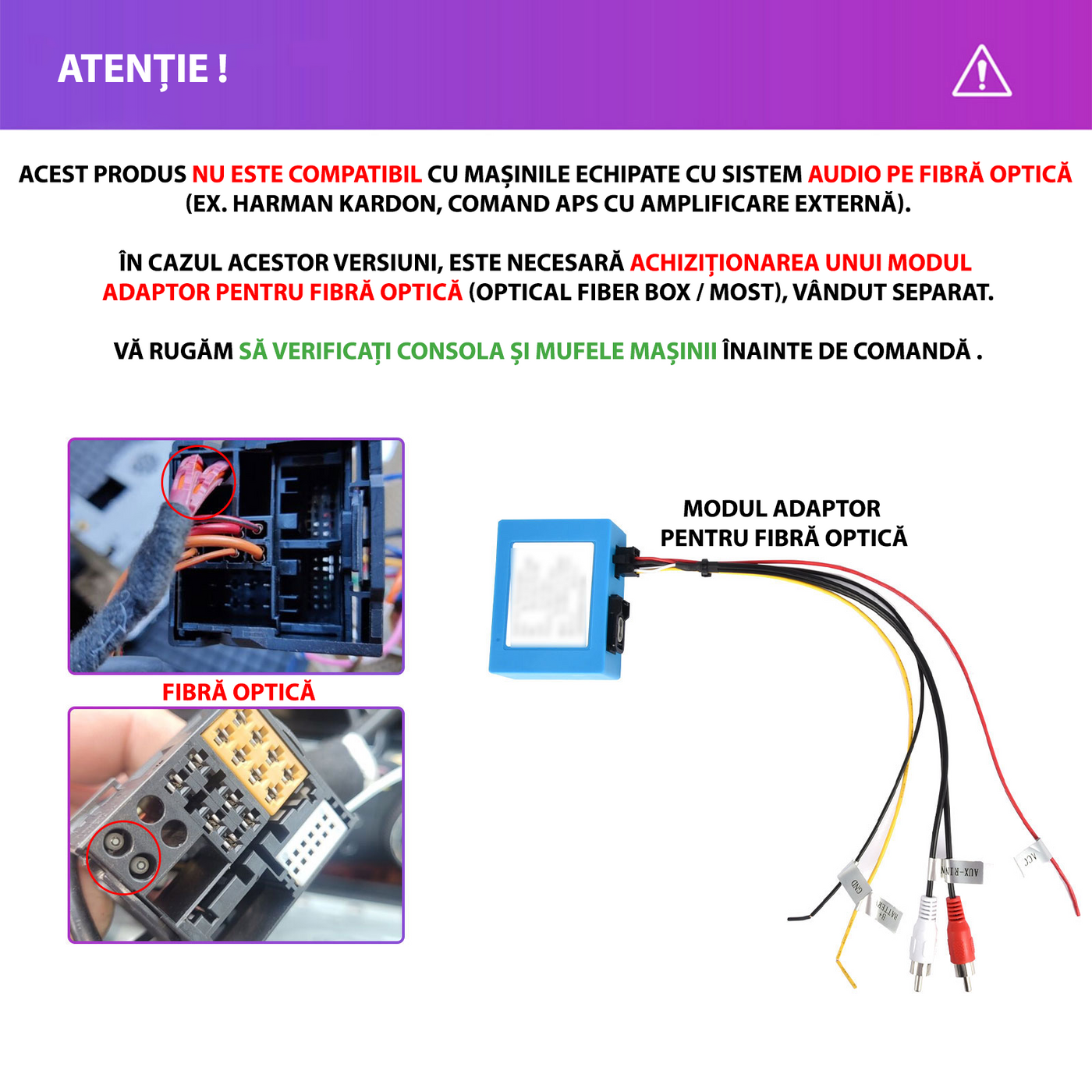 Posibile incompatibilități