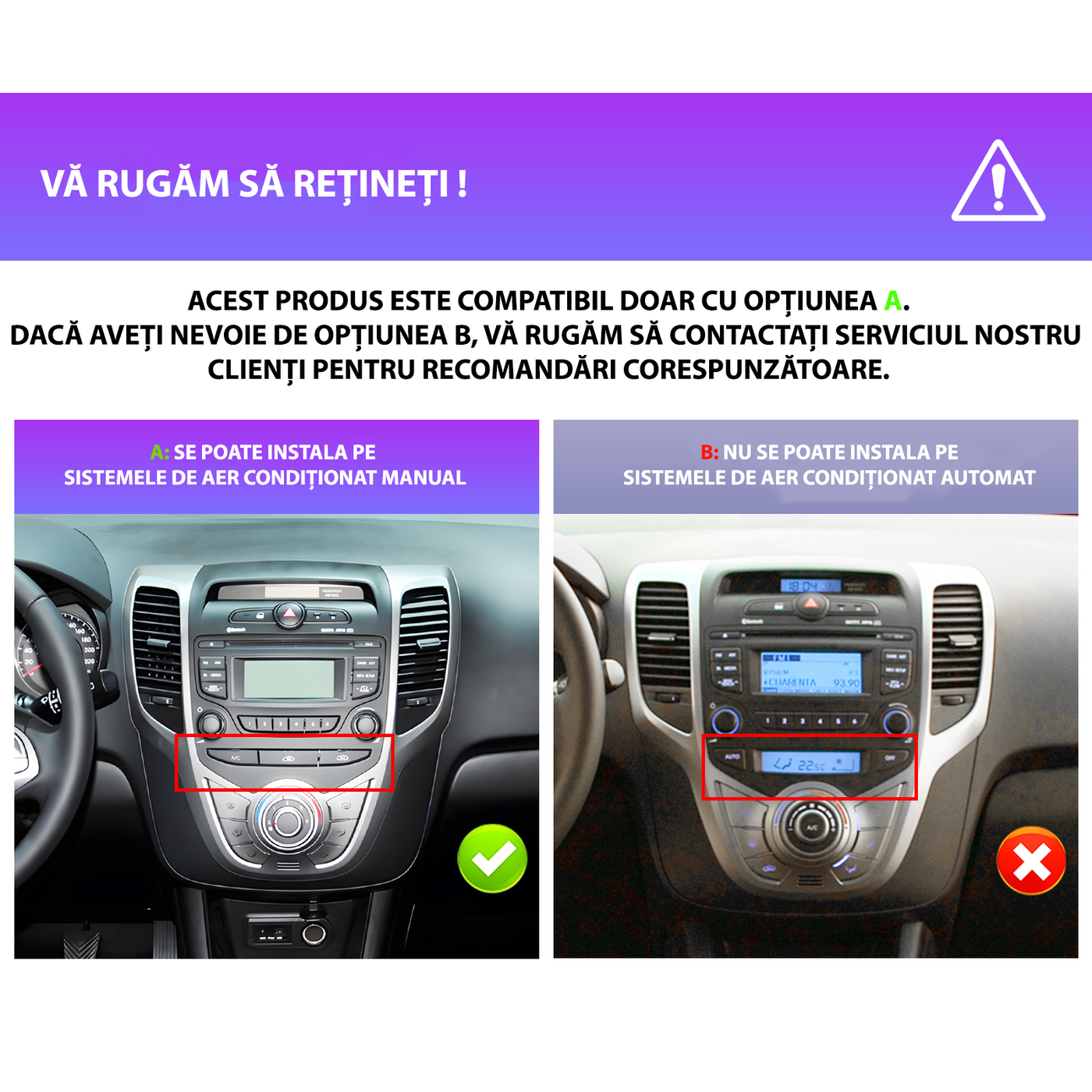 Posibile incompatibilități