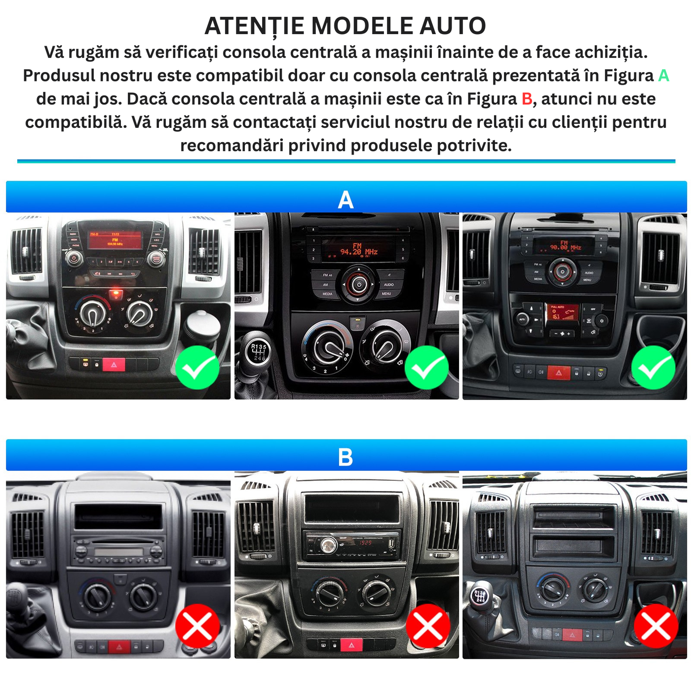 Posibile incompatibilități