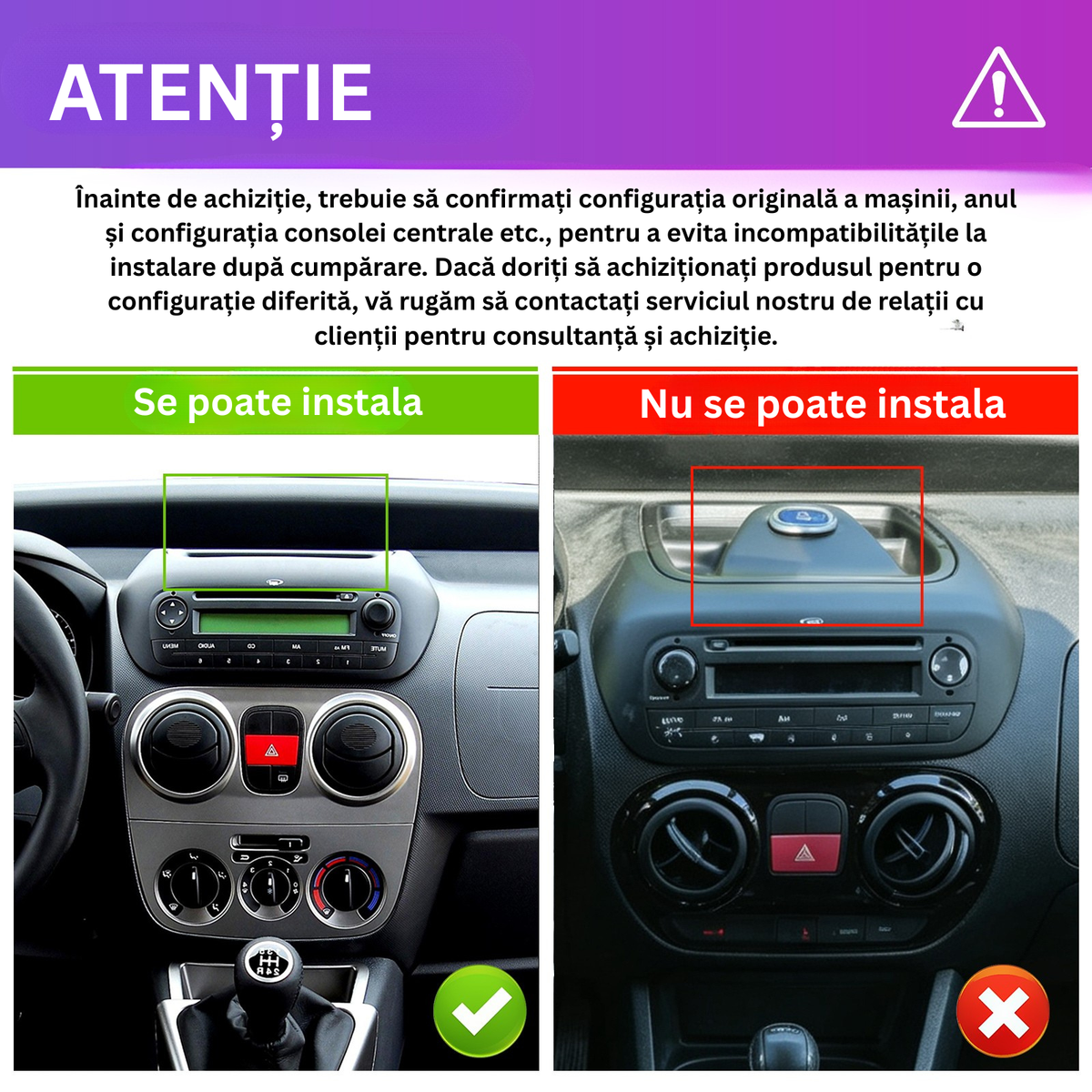 Posibile incompatibilități