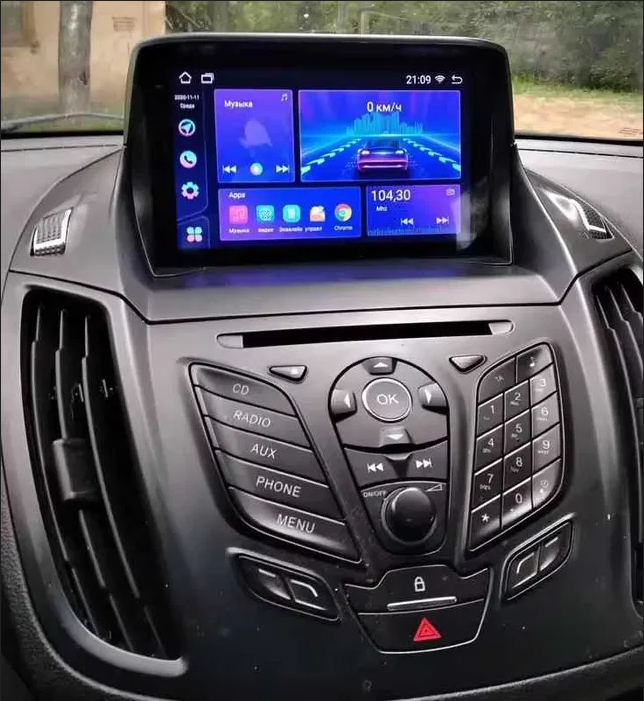 Navigatie Ford Kuga II ( 2013–2016 ) dedicata, MaxTech® PRO SERIES, 8 GB Ram 128 GB Rom, OctaCore, Carplay si Android auto, Ecran 9” HD Touch, Sim 4G, ADI/HI-Res, GPS, Wifi, Bluetooth, Radio, USB, EQ, DSP, Waze
