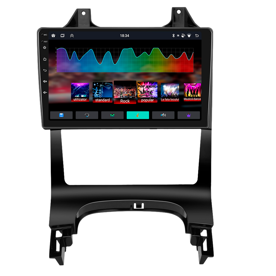 Navigatie Peugeot 3008 (2013-2016) facelift dedicata, MaxTech® PRO SERIES, 4 GB Ram 64 GB Rom, Carplay si Android auto, Ecran 9 ” HD Touch, GPS, Wifi, Bluetooth, Radio, USB, EQ, DSP, Waze