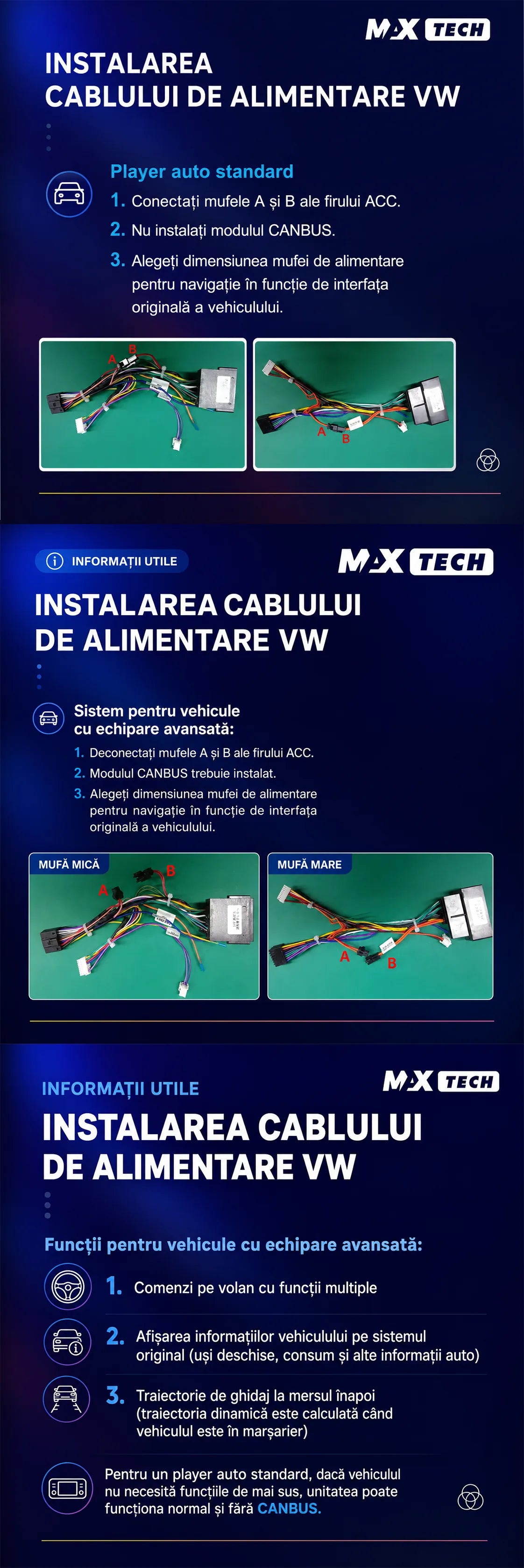 Informații importante