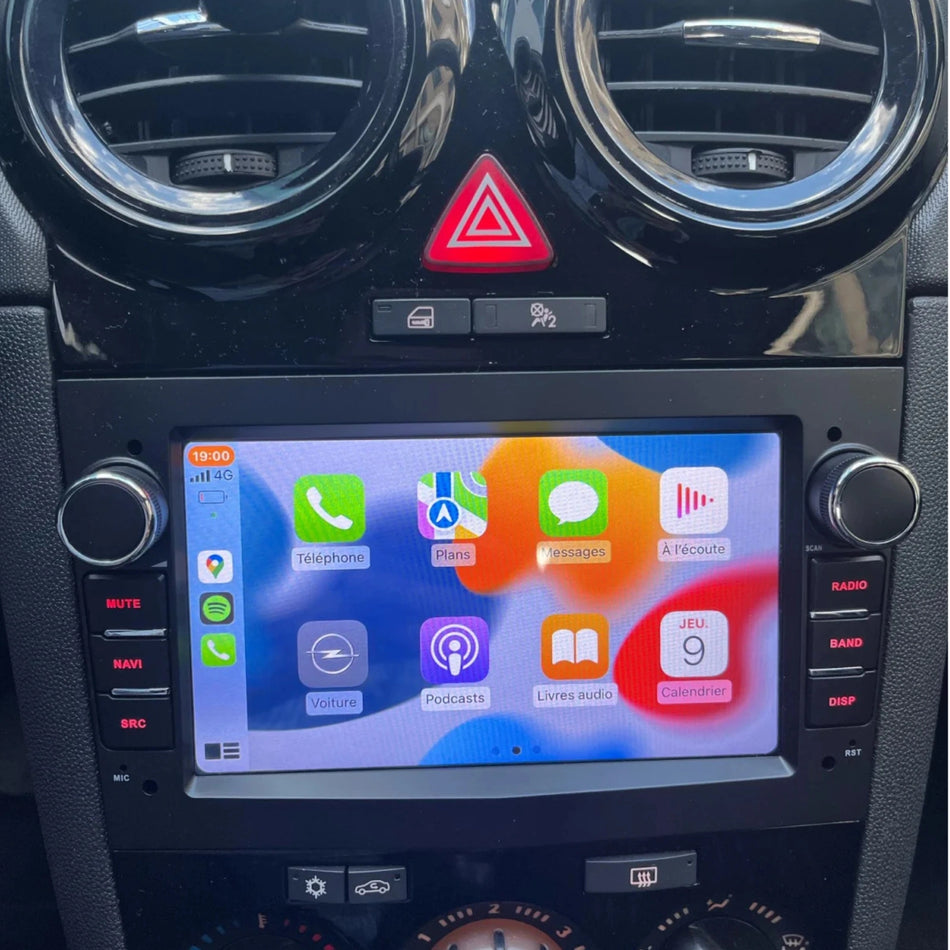 Navigatie Opel Android MaxTech® PRO SERIES, 2GB RAM, 64GB ROM, CarPlay & Android Auto, ecran 7 inch HD Touch, Astra, Corsa, Zafira, Vivaro, Meriva, Antara, Combo, Signum, Tigra, GPS, WiFi, Bluetooth, Waze, DSP, EQ, Negru