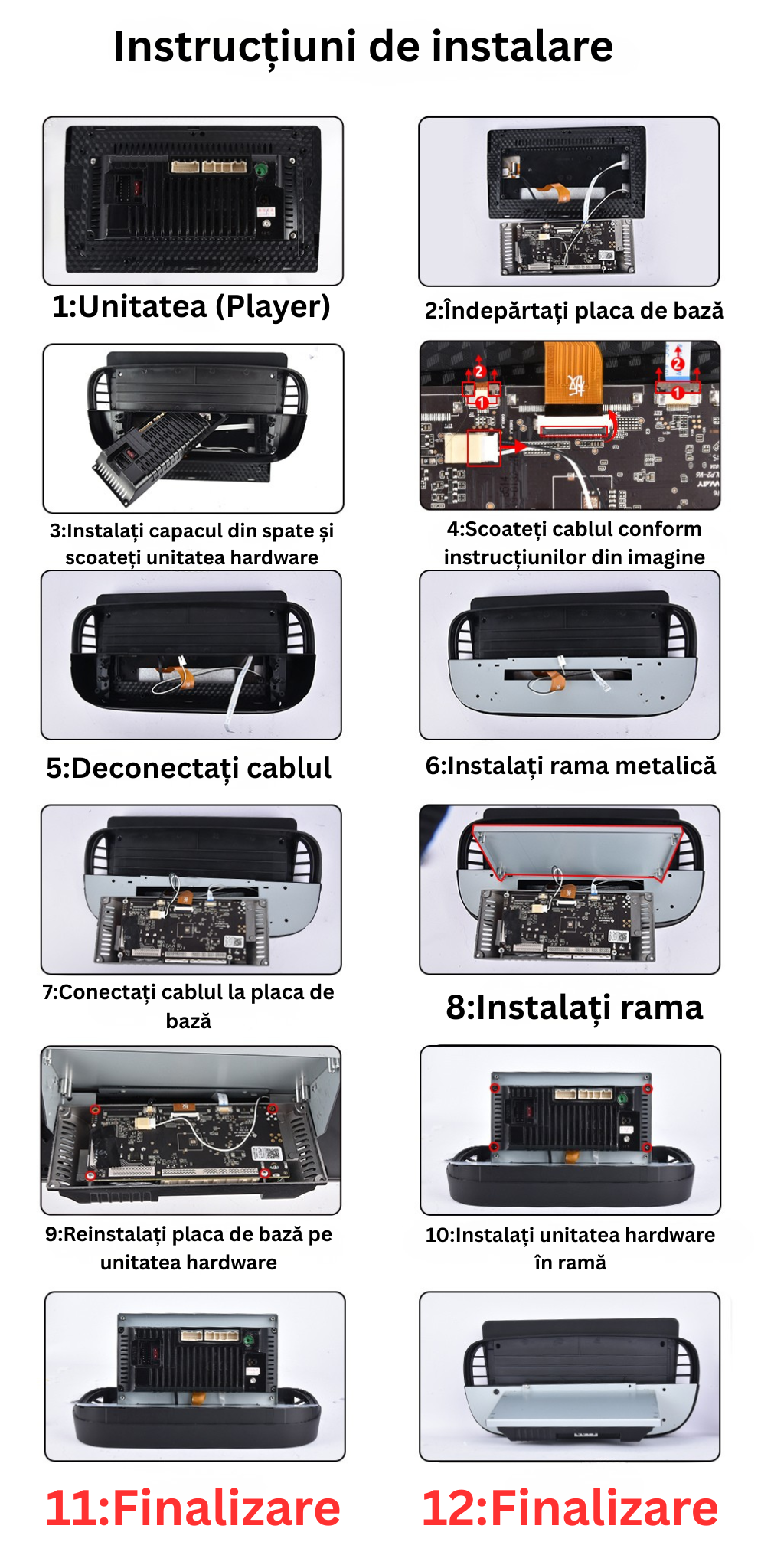 Informații importante