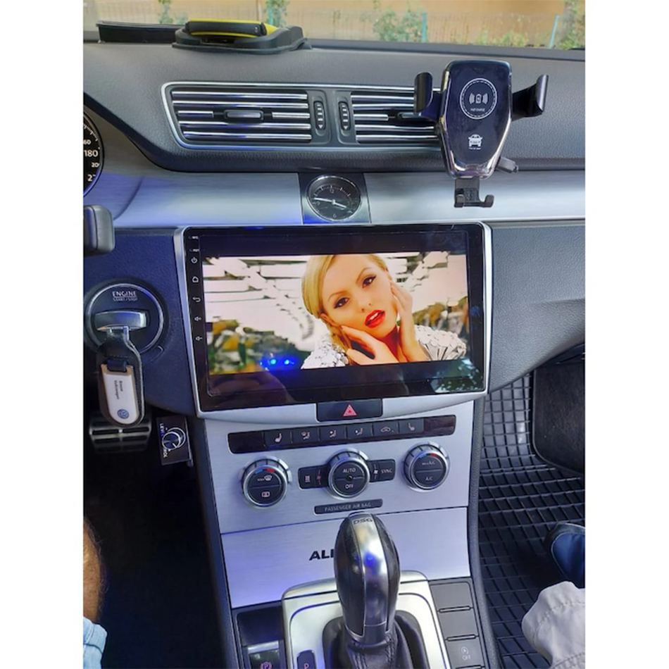 Navigatie Volkswagen Passat B6, B7, CC (2005-2014) dedicata, MaxTech® PRO SERIES, 2 GB Ram 64 GB Rom, Carplay si Android auto, Ecran 10” HD Touch, GPS, Wifi, Bluetooth, Radio, USB, EQ, DSP, Waze