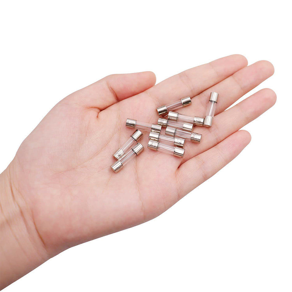Set sigurante fuzibile din sticla 360 bucati, 5x20mm si 6x30mm, 250V, 0.2A-20A, cutie organizator
