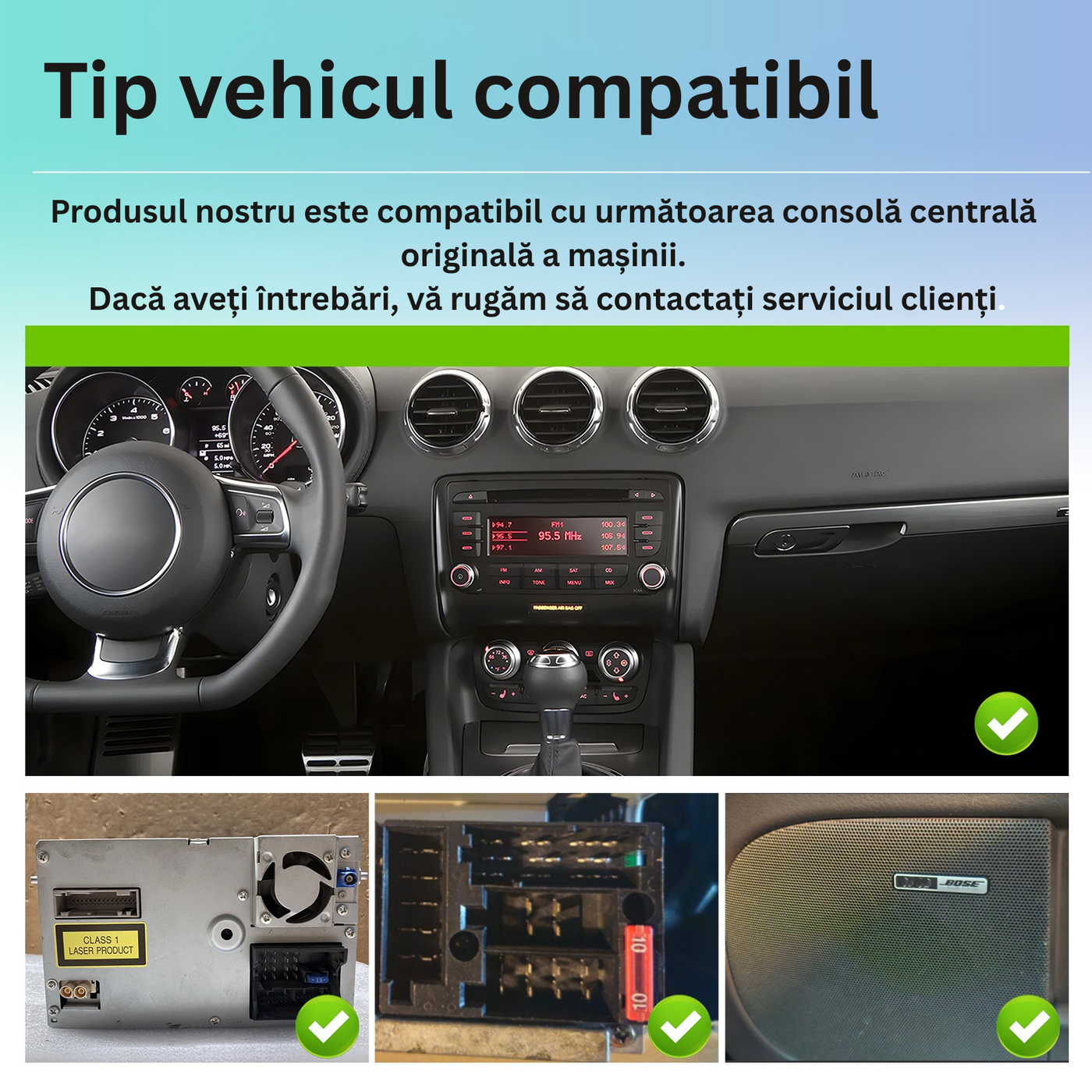 Informații importante
