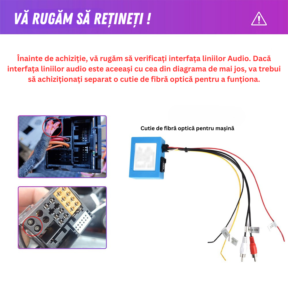 Informații importante