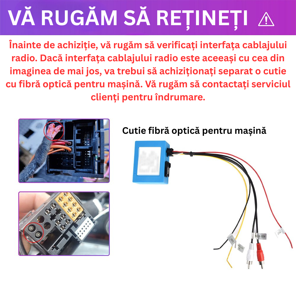 Informații importante