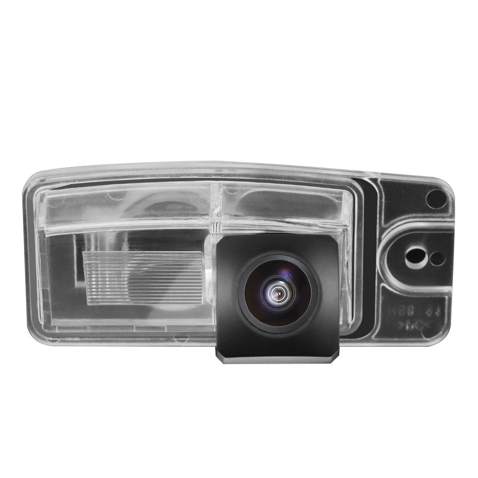 Camera marsarier Nissan X-Trail III T32 dedicata, MaxTech ECO, suport lampa numar OEM, Fisheye CVBS 720x480, unghi 120 grade, RCA, navigatii Android aftermarket
