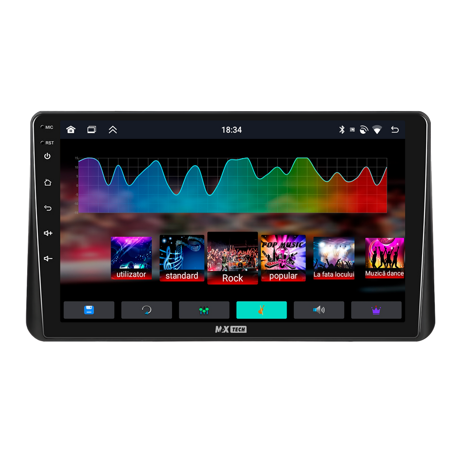 Navigatie Mazda2 DJ (2014-2019) / Mazda CX-3 DK (2015-2019) dedicata, MaxTech® PRO SERIES, 4 GB Ram 64 GB Rom, Carplay si Android auto, Ecran 9 ” HD Touch, GPS, Wifi, Bluetooth, Radio, USB, EQ, DSP, Waze