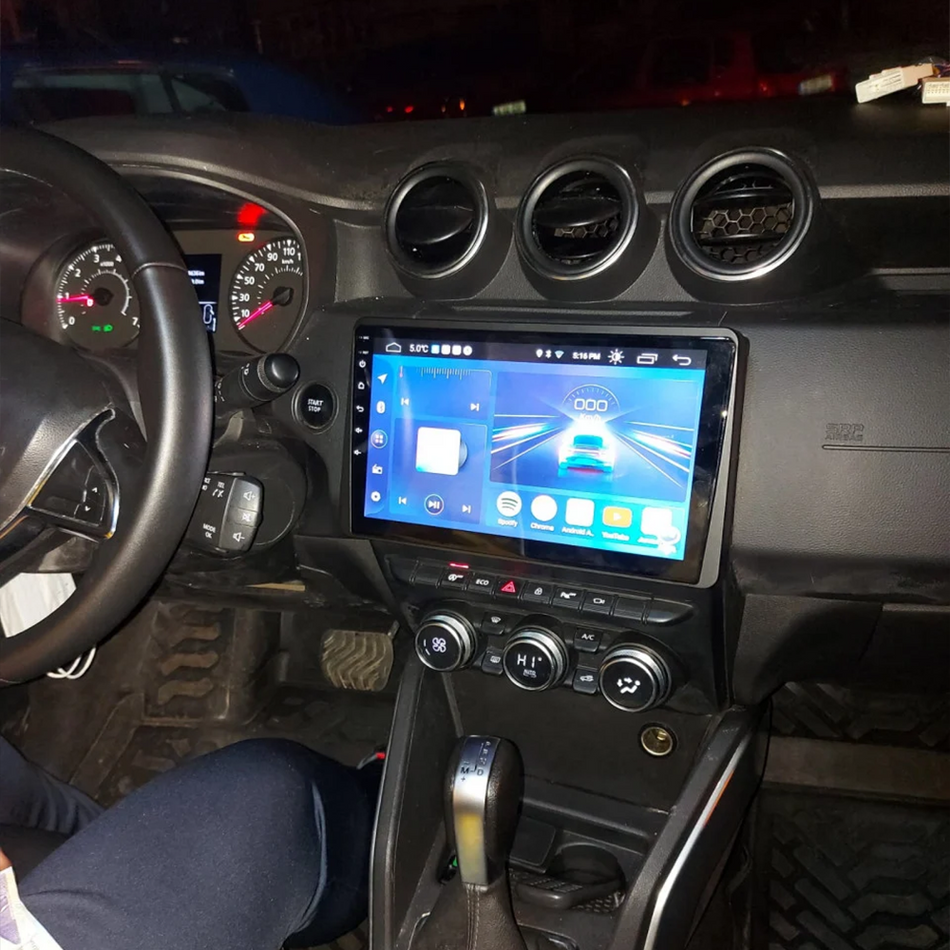 Navigatie Dacia Duster II (2018-2021) pre-facelift dedicata, MaxTech® PRO SERIES, 4 GB Ram 64 GB Rom, Carplay si Android auto, Ecran 10 ” HD Touch, GPS, Wifi, Bluetooth, Radio, USB, EQ, DSP, Waze