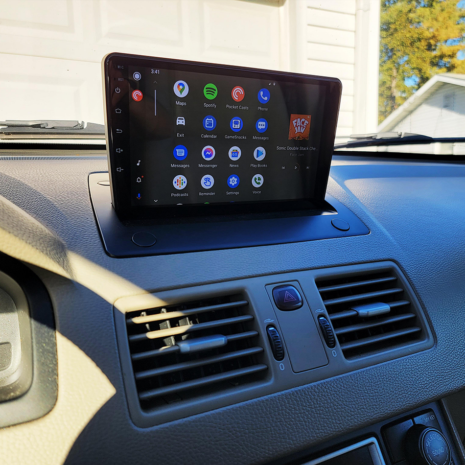 Navigatie Volvo XC90 I (2004-2013) dedicata, MaxTech® PRO SERIES, 2 GB Ram 64 GB Rom, Carplay si Android auto, Ecran 9” HD Touch, GPS, Wifi, Bluetooth, Radio, USB, EQ, DSP, Waze