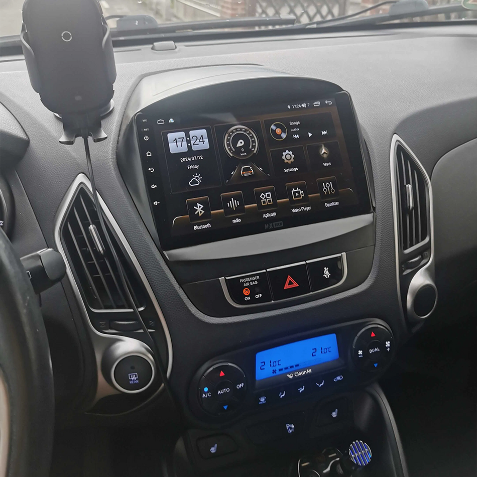 Navigatie Hyundai IX35 (2010-2015) Fara canbus, dedicata, MaxTech® PRO SERIES, 6 GB Ram 128 GB Rom, Carplay si Android auto, Ecran 10” HD Touch, GPS, Wifi, Bluetooth, Radio, USB, EQ, DSP, Waze