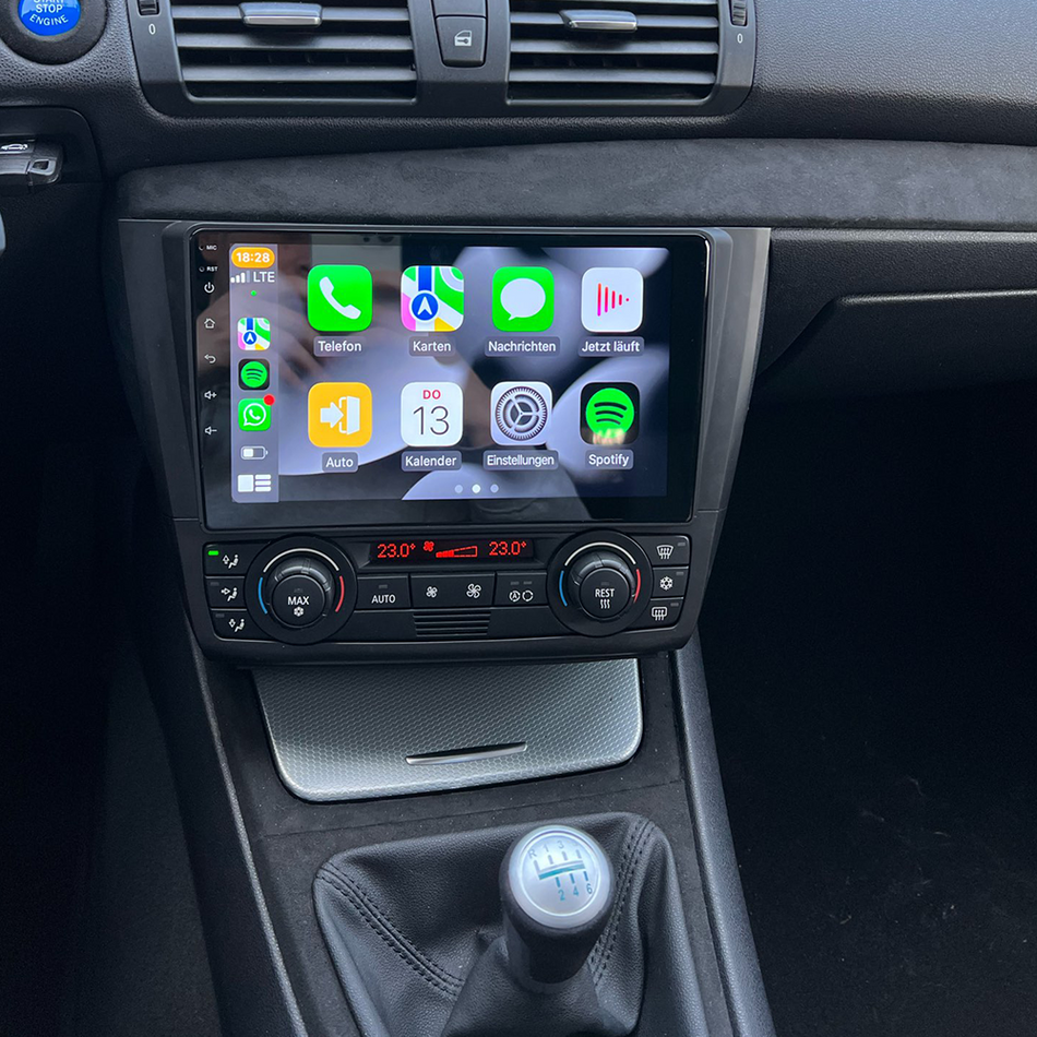Navigatie BMW Seria 1 E81/E82/E87/E88 (2008-2012) facelift dedicata, MaxTech® PRO SERIES, 2 GB Ram 64 GB Rom, Carplay si Android auto, Ecran 9” HD Touch, GPS, Wifi, Bluetooth, Radio, USB, EQ, DSP, Waze